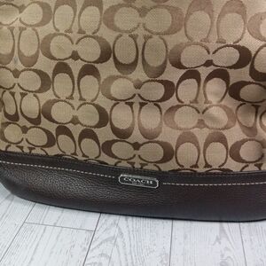 Coach Brown Monogram Tote Bag